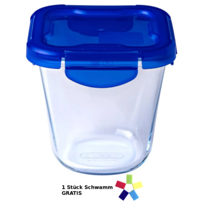 Pyrex Vorratsbehälter mit Deckel Glasbehälter Frischhaltedose Camping  0,8 L