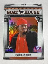PAGE KENNEDY 2024 Leaf Blue Mountain State Metal Goat House ORANGE 6/12 (Y1)