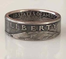 United State Jewelry  United State Coin Ring  Quarter Ring