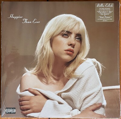 Billie Eilish - Happier Than Ever, SEALED, Limited Indie Brown Vinyl, 2 LPs