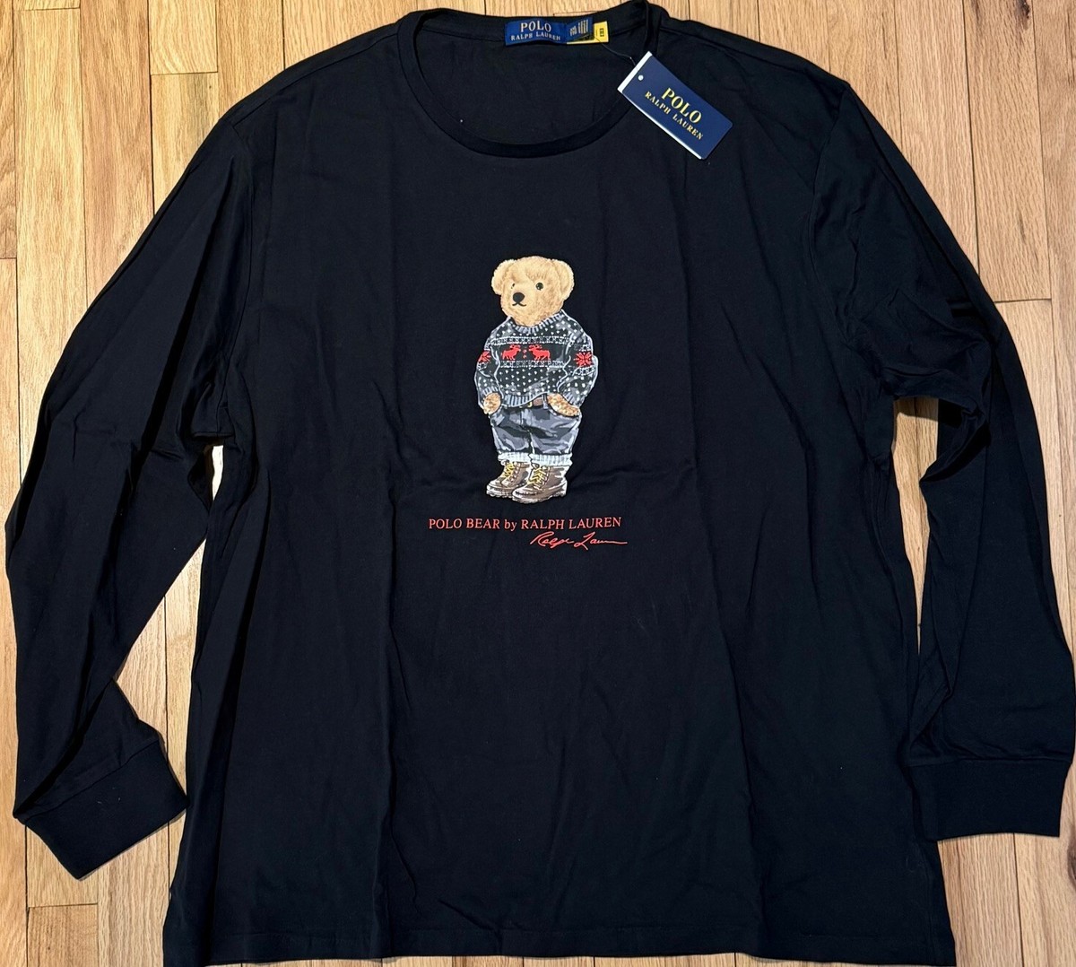 Polo Ralph Lauren Polo Bear Tシャツ XXL Polo Ralph Lauren Big Boys Short Sleeve U.S. Flag Polo Bear