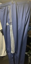 adidas Tiro Soccer Pants Womens Plus AeroReady Tapered Navy Blue White 3X