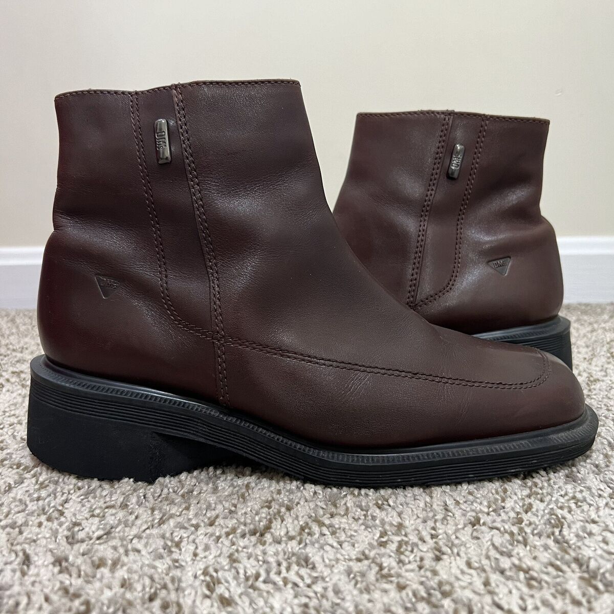 Vintage Dr. Martens 9278 Brown Leather Ankle Boots Side Zip Vintage Dr. Martens 9278 Brown Leather Ankle Boots Side Zip