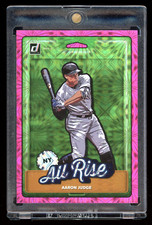 2019 Donruss AARON JUDGE “All Rise” Nicknames Fireworks Pink Foil Refractor #N1