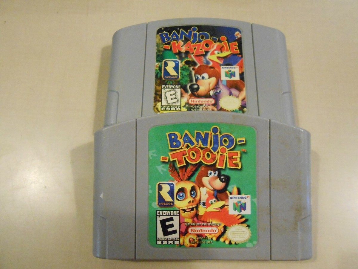 Banjo Tooie Banjo Kazooie N64 Cartridge Banjo Tooie Banjo Kazooie
