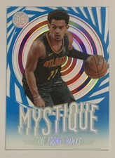 2019-20 Panini Illusions Basketball Mystique Trae Young Hawks Sapphire Blue #16!