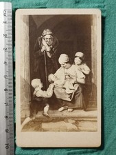 "L'apres-midi de Sunday" "Sunday Afternoon" Antique 19th Century Photo late 1800