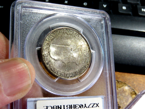 1953-S Washington-Carver commemorativo argento metà MS64 PCGS D4 - Foto 2 di 2