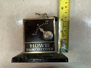 1920s CRYSTAL RADIO Howe Radio Receiver