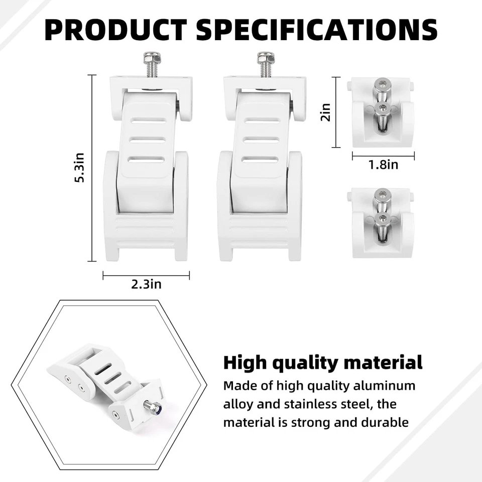 Kit de cierre de capó de acero inoxidable apto para Wrangler JK JKU 2007-2018/para Foto 4 de 4