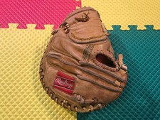 Rawlings RCM30 Lite Toe Deep Well Pocket RHT Catchers Mitt Lance Parish Nice