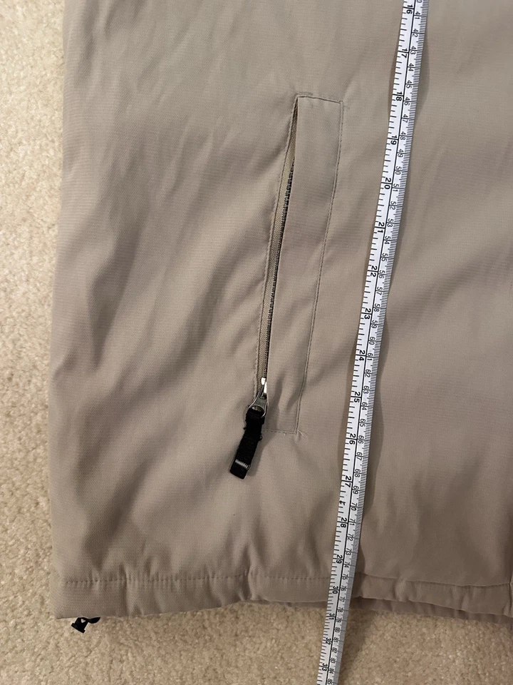 Chaqueta Faded Glory Originals Para Hombres Cremallera Completa Capucha Oculta Forrada de Vellón Tostado/Marrón XL Foto 4 de 4