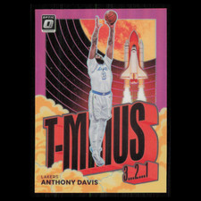 Anthony Davis /25 #4 2021 Donruss Optic T-Minus 3...2...1... Pink Lakers Card NM