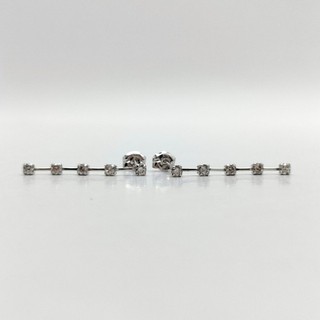 Jewelry Pierced Earring Natural Diamond 0.36ct White Gold 2331409