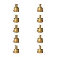 10 Pack XFITTING 1/2" PEX-B Barb x 1/2" Female NPT Threaded Adapter, Lead Free