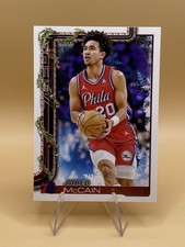 2025 Topps Holiday Basketball Jared McCain #H20 Philadelphia 76ers Trading Card