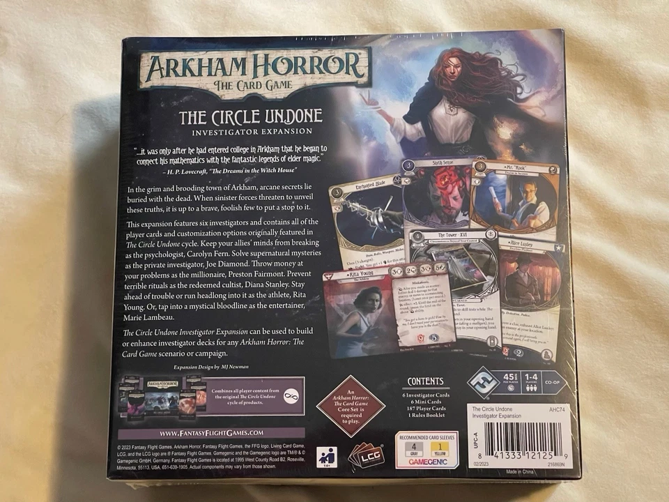Fantasy Flight Games Arkham Horror The Card Game The Circle Undone Investigat... Foto 2 de 2