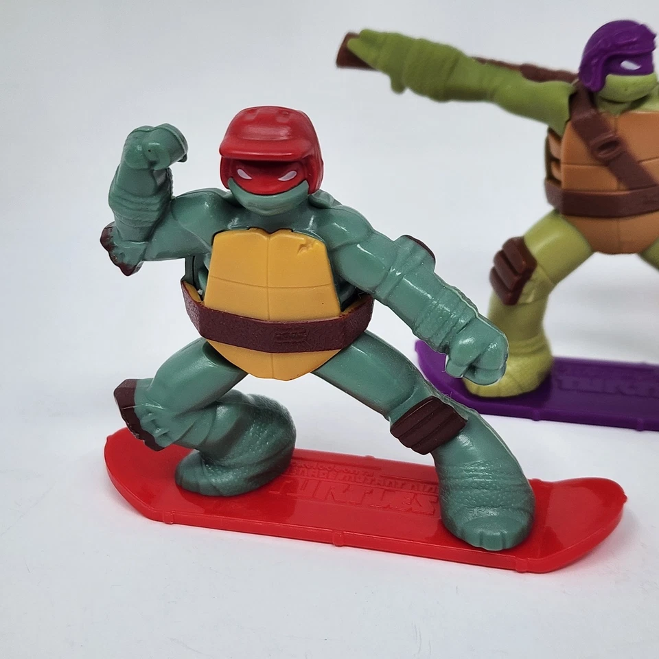 3-дюймовые фигурки черепашек-ниндзя на сноуборде 2013 игрушки McDonald's - Изображение 4 из 4