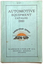 1920 RAWSON UPSHAW COMPANY ATLANTA GEORGIA AUTOMOTIVE EQUIPMENT TRADE CATALOG