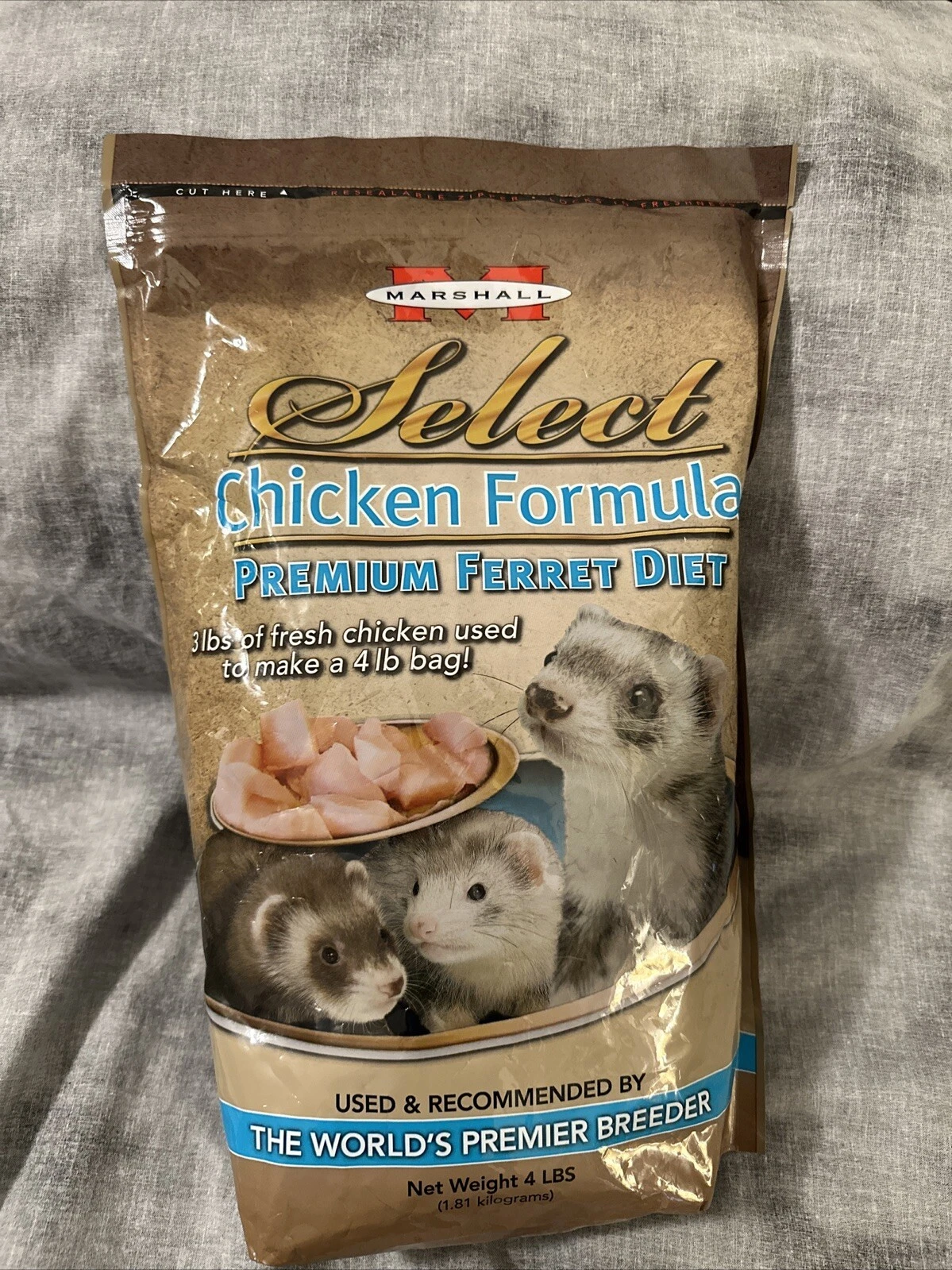 Natural Complete Nutrition Premium Ferret Diet Food Select Chicken Formula wi...