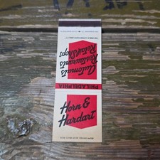 1940s Horn & Hardart Philadelphia Pennsylvania Matchbook 