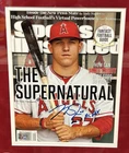 MIKE TROUT SIGNED SPORTS ILLUSTRATED FULL MAGAZINE NO LABEL LA ANGELS AL ROY MLB