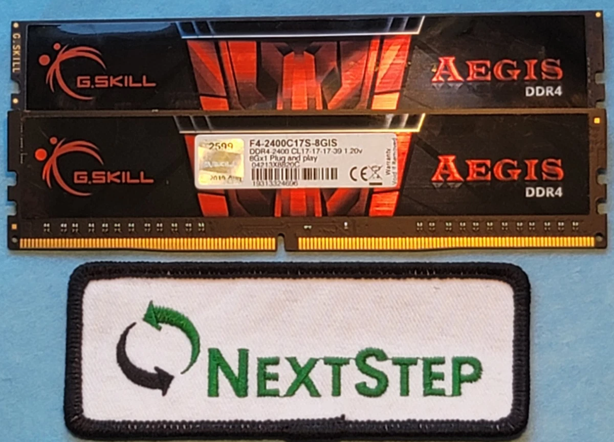 G. SKILL PC4-19200 (DDR4-2400) Bus Speed Computer RAM 8 GB Total
