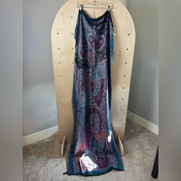 Священные нити яркий цветочный богемный бахрома шаль/шарф (негабаритный) - Изображение 4 из 4