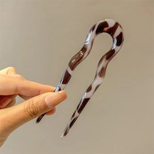 Women U Shaped Hairpin French Style Hair Pin Hair Stick Hair Fork Stick Pins NEW