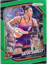 2025 Panini Prizm WNBA #4 Satou Sabally Green Prizms