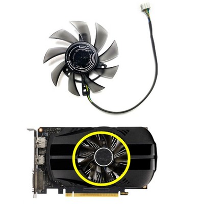 Grafikkarte Kühler Lüfter Kühlung für ASUS GTX1650 RX550 PHOENIX OC Ersatz