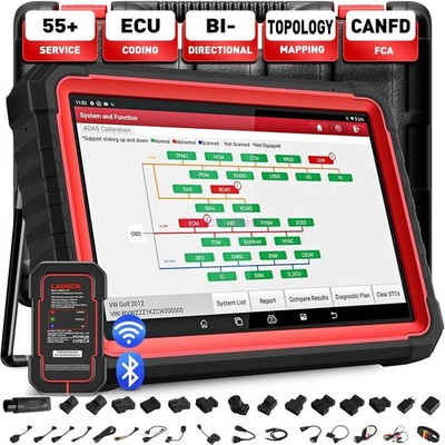 2025 LAUNCH X431 PRO3S+ V5.0 Elite OBD2 Bidirectional Car Diagnostic Tool Coding