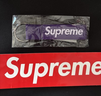 Supreme Webbing Keychain Purple FW20