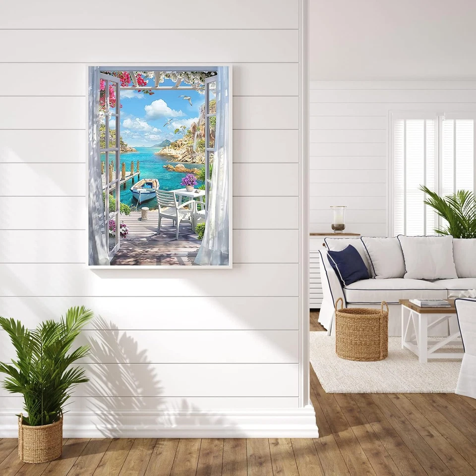 Malen Nach Zahlen Erwachsene Landschaft - Bastelset Erwachsene Gemälde Leinwand - Bild 2 von 4