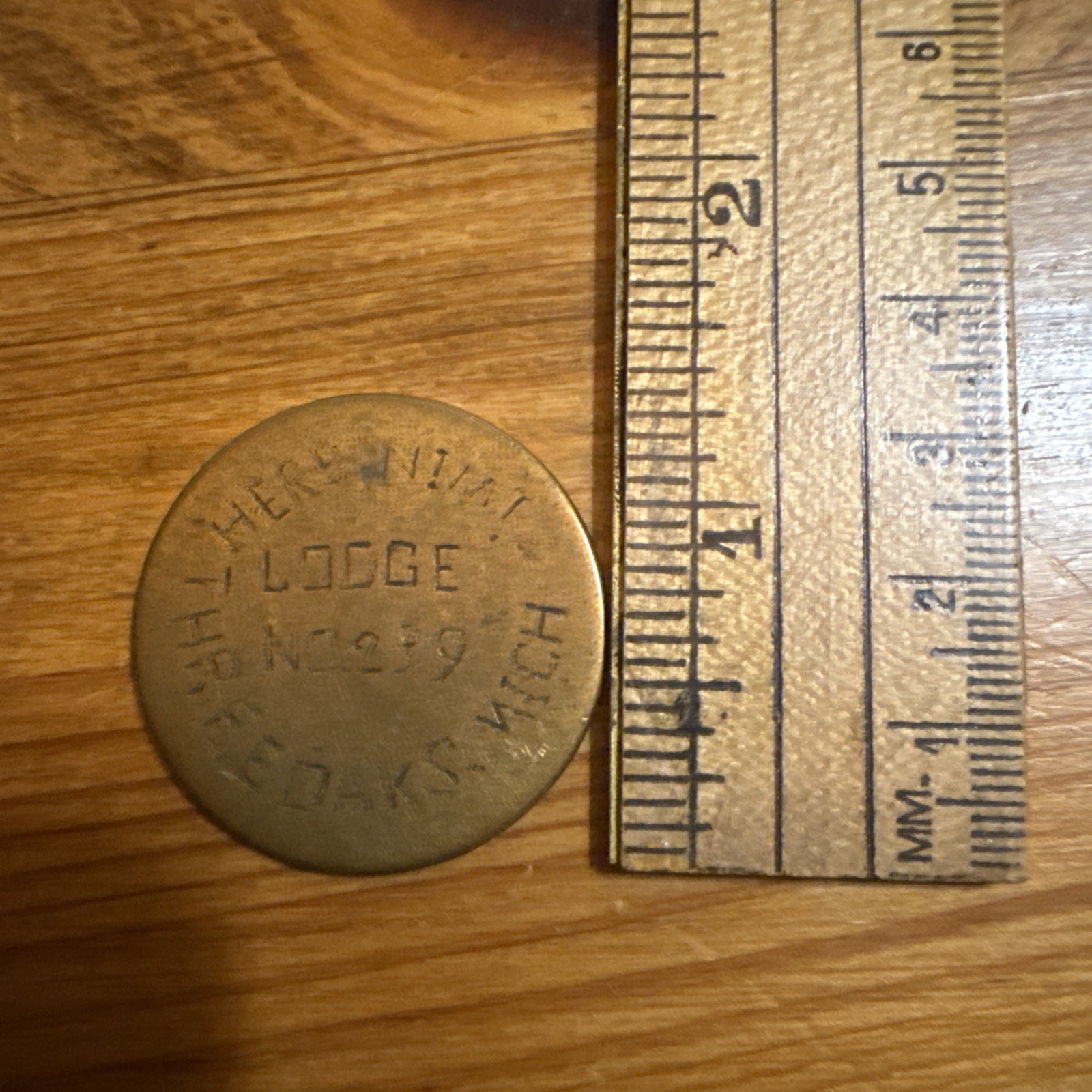 Early 1900’s Free Masons Coin: Membership Token Grand Lodge Of Michigan #239 Ldg
