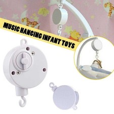 Infant Bell Rotary Wind-up Music Box Baby Cot Mobile Crib Bed DIY Toy Hanging