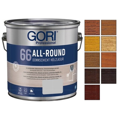 GORI 66 All-Round 2.5 LTR Dünnschichtlasur Holzlasur Holzschutzlasur Allround