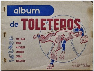 1950 51 Toleteros Baseball Card Album Vintage Puerto Rico / Negro Leagues