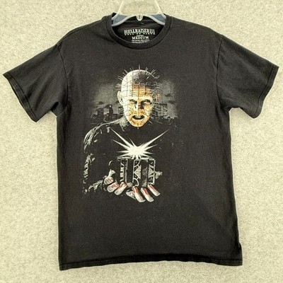 Hellraiser 3 Pinhead Shirt Mens Medium Hell On Earth Horror Movie Black Graphic