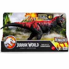 Jurassic World Carnotaurus Roarin Real Feel Dinosaur Toy Sounds Mattel Figure