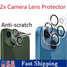2 Pcs Tempered Glass Camera Lens Protector for iPhone 13 /13 mini Camera Protect