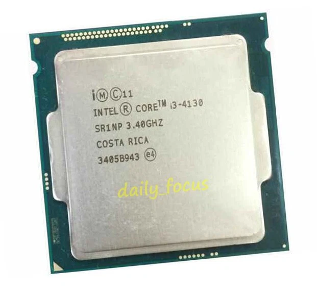 Intel Core i3-4130 3.4 GHz LGA1150 2 Core 4 threads SR1NP CPU Processors 3 MB - Image 4 of 4