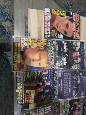 Star Trek Deep Space Nine Collection Of 9 Magazines
