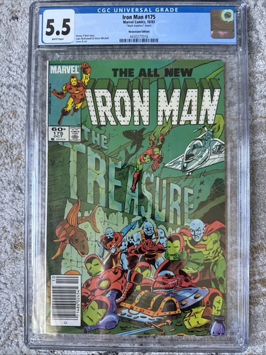 Iron Man #175 (Marvel Comics October 1983) Cgc 5.5 ULTRA RARE MARK JEWELERS