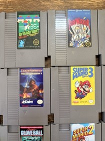 Nintendo NES Lot 29 Authentic OEM Mario Bubble Bobble Double Dragon Shadowgate