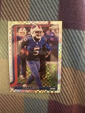 2025 Topps Chrome Football X-fractor Joshua Palmer #31 Bills