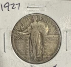 1927 Philadelphia Mint Silver Standing Liberty Quarter VF Free Shipping