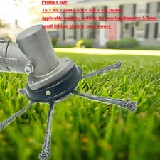 Lawn Mower Steel Wire Grass Trimmer Head Brush Cutter Weed Eater Trimmer Head