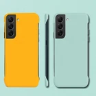 Frameless Case For Samsung S26 Ultra S25 S24 FE S23 S22 PC Hard Shockproof Cover
