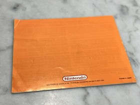 Nintendo NES Donkey Kong Classics Instruction Booklet, Manual ONLY, NO Game